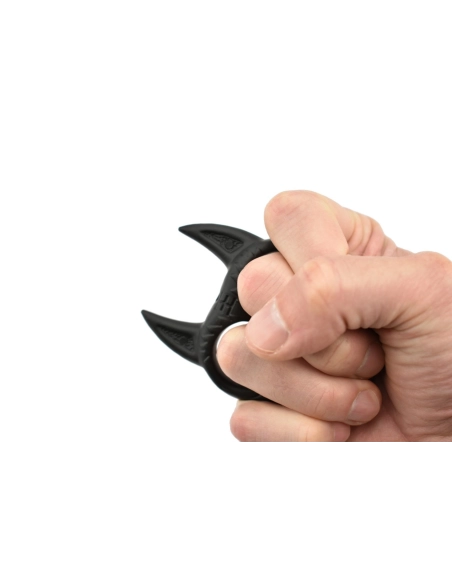 Maxknives PA30 - Poing américain en plastique tête de chat à 2 doigts