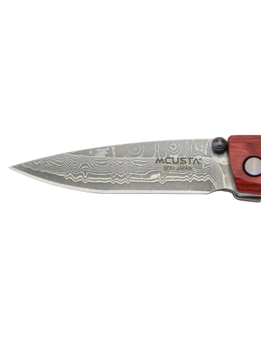 Mcusta MC-78D lame acier Damas et manche en bois stamina