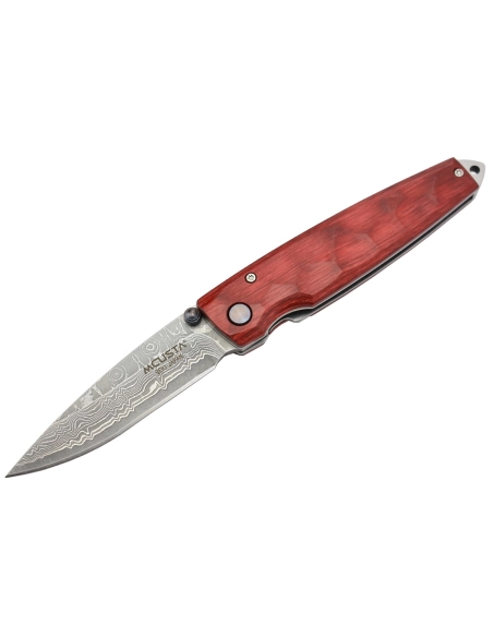 Mcusta MC-78D lame acier Damas et manche en bois stamina