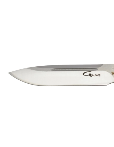 Golgoth G11C6 Silver. Couteau automatique OTF lame acier D2 manche aluminium silver et fibre de carbone