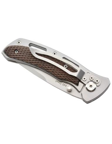 MTech MT-355 lame acier 440 et manche acier et G10