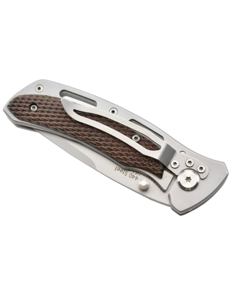 MTech MT-355 lame acier 440 et manche acier et G10