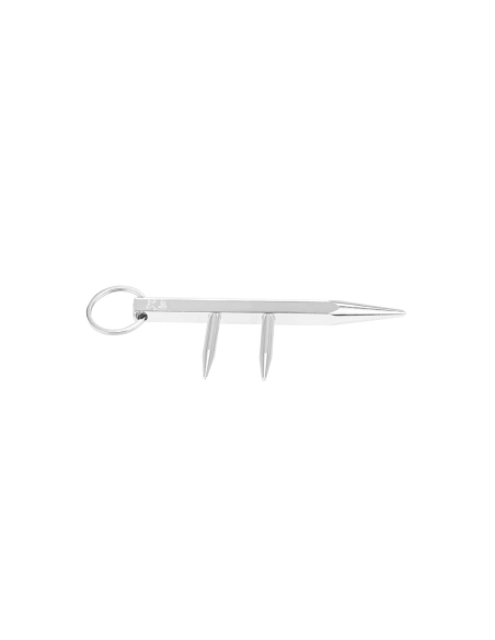 Piranha PKB3 - Kubotan exagonal trois pointes 130mm gris