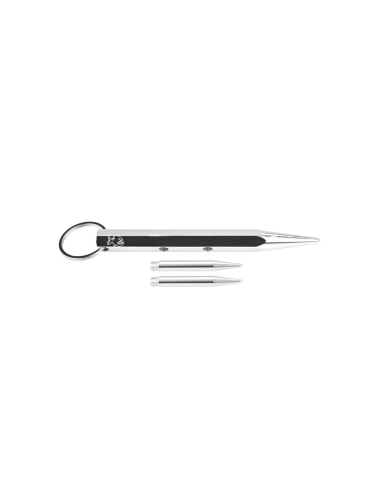 Piranha PKB3 - Kubotan exagonal trois pointes 130mm gris