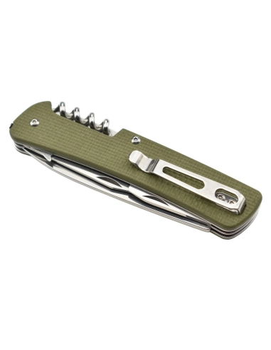 Ruike L21G Vert - Couteau multifonctions collection Criterion