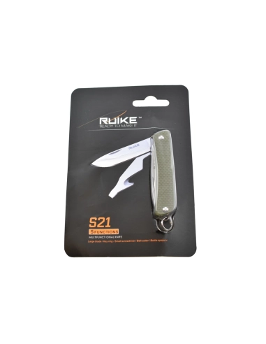 Ruike S21G Vert - Couteau multifonctions collection Criterion