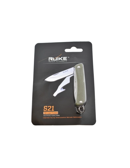 Ruike S21G Vert - Couteau multifonctions collection Criterion