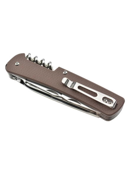Ruike L31N Marron - Couteau multifonctions collection Criterion