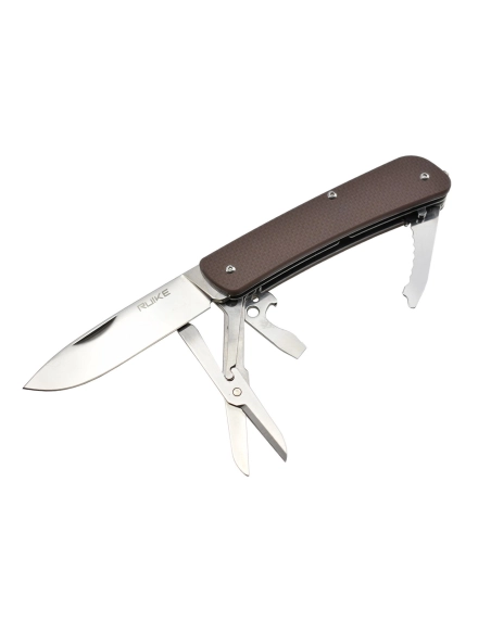 Ruike L31N Marron - Couteau multifonctions collection Criterion