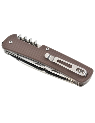 Ruike L32N Marron - Couteau multifonctions collection Criterion