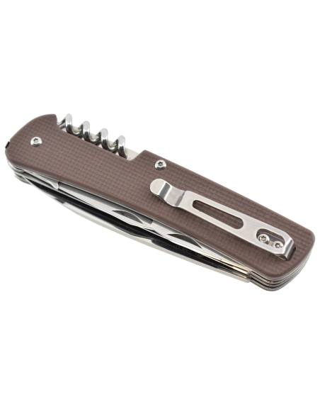 Ruike L32N Marron - Couteau multifonctions collection Criterion