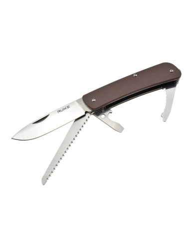 Ruike L32N Marron - Couteau multifonctions collection Criterion