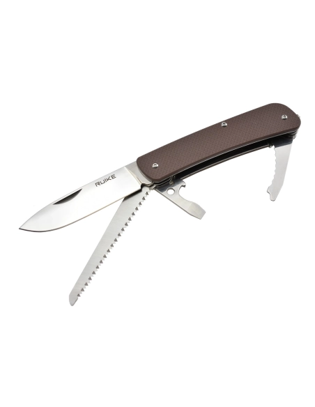 Ruike L32N Marron - Couteau multifonctions collection Criterion
