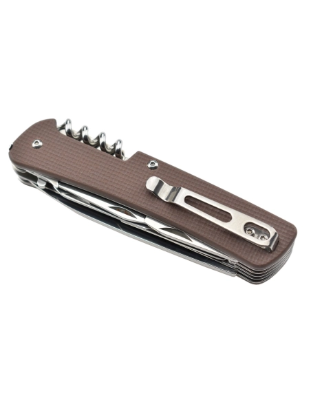 Ruike L42N Marron - Couteau multifonctions collection Criterion