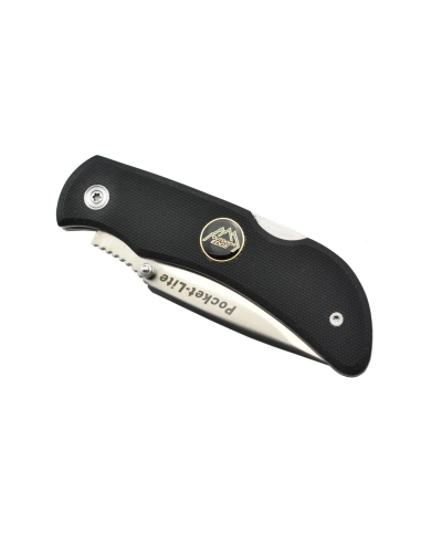 Outdoor Edge PL10S Pocket-Lite lame semi-dentelée acier AUS-8 manche G10