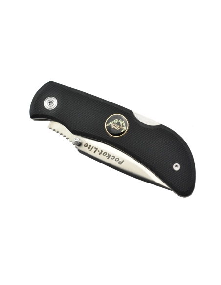 Outdoor Edge PL10S Pocket-Lite lame semi-dentelée acier AUS-8 manche G10