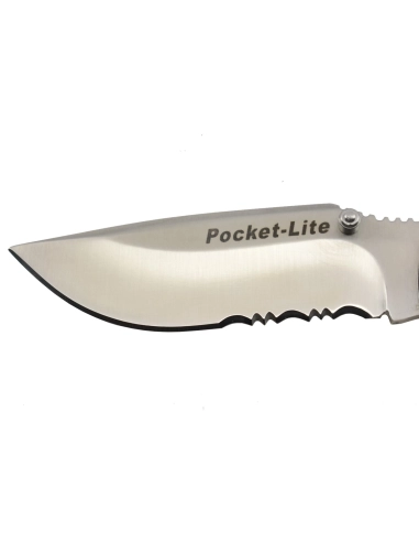 Outdoor Edge PL10S Pocket-Lite lame semi-dentelée acier AUS-8 manche G10