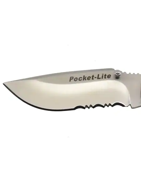 Outdoor Edge PL10S Pocket-Lite lame semi-dentelée acier AUS-8 manche G10