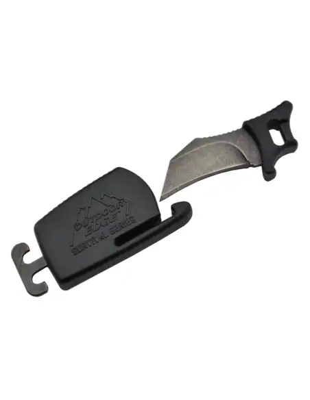 Outdoor Edge PCBKL Paraclaw couteau-boucle seule lame 8Cr13 stonewash
