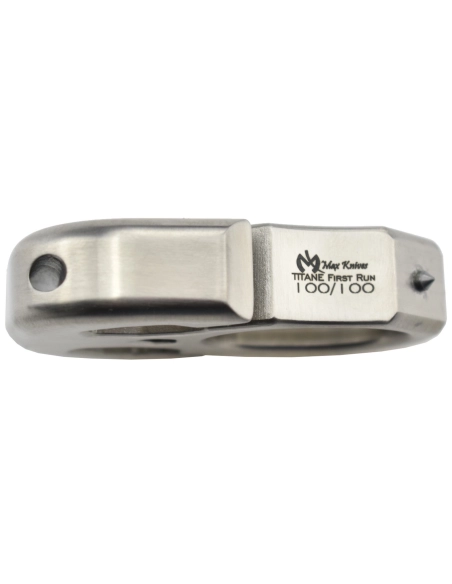 Maxknives TIKNU8 Impact tool en titane finition satinée série limitée