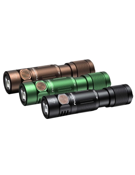 Fenix E05R vert Mini lampe de poche porte-clés rechargeable - 400 lumens
