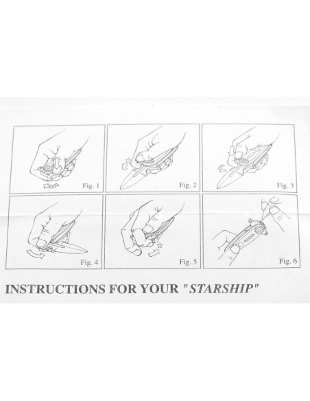 Couteau pliant Starship Knife par Paul Chen