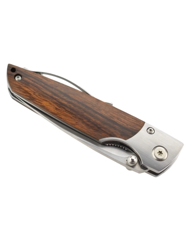 Mcusta MC-143G Couteau pliant lame SPG2 manche Iron Wood