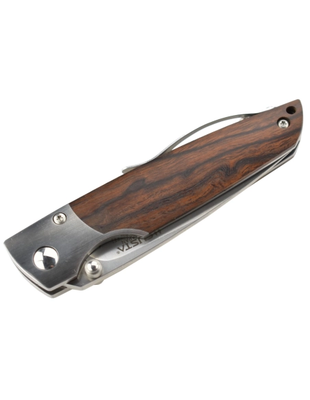 Mcusta MC-143G Couteau pliant lame SPG2 manche Iron Wood
