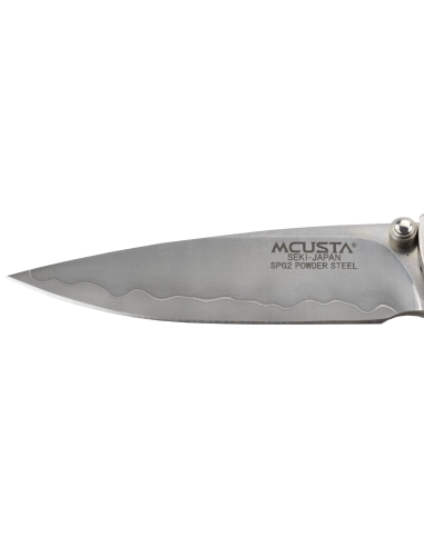Mcusta MC-143G Couteau pliant lame SPG2 manche Iron Wood