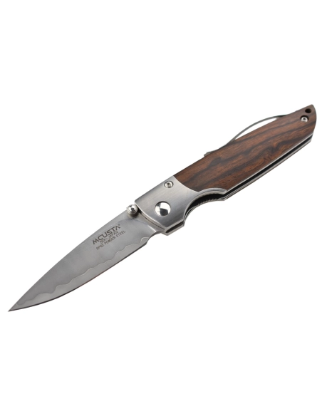 Mcusta MC-143G Couteau pliant lame SPG2 manche Iron Wood