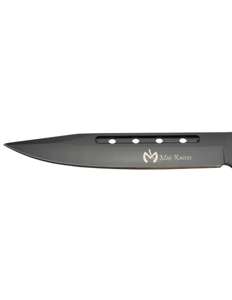 Maxknives P47 Couteau papillon lame acier 3CR13 manche aluminium anodisé vert