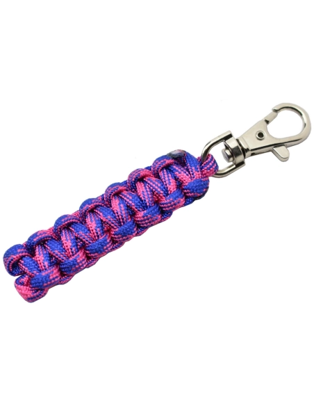 Max Knives MKPCRFB Porte-clé en paracorde rose foncé et bleu