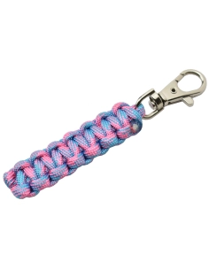 Max Knives MKPCRCB Porte-clé en paracorde rose clair et bleu