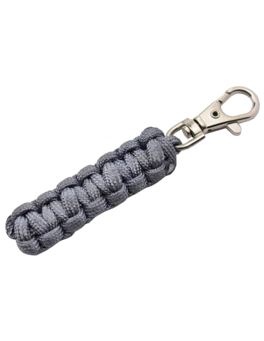 Fred Perrin MK114G Couteau pliant avec porte-clés paracorde gris