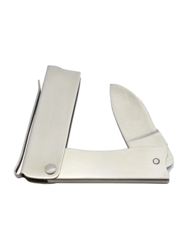 Fred Perrin MK114G Couteau pliant avec porte-clés paracorde gris