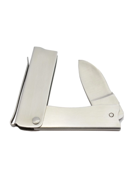 Fred Perrin MK114G Couteau pliant avec porte-clés paracorde gris