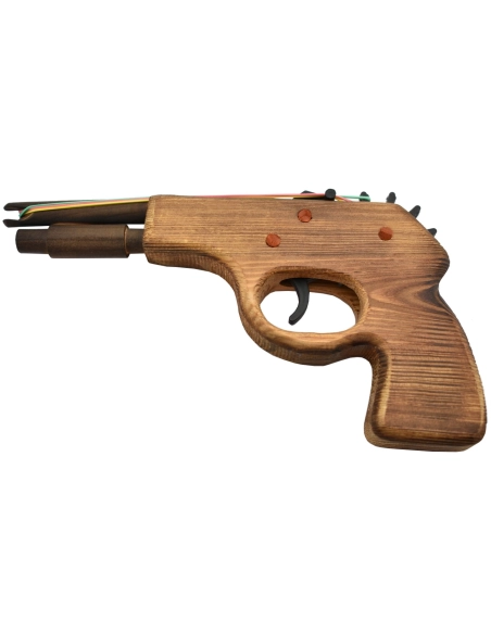 Rubber Band Shooter 3704-RW2 - Pistolet à élastiques en bois