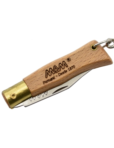MAM 2002 BOIS CLAIR Mini couteau pliant porte-clés portugais