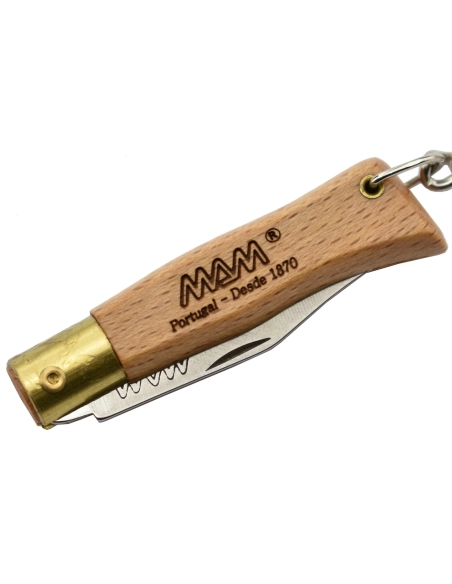 MAM 2002 BOIS CLAIR Mini couteau pliant porte-clés portugais