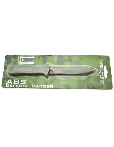 ABS Defense Dagger - Couteau à lame dentelée en ABS