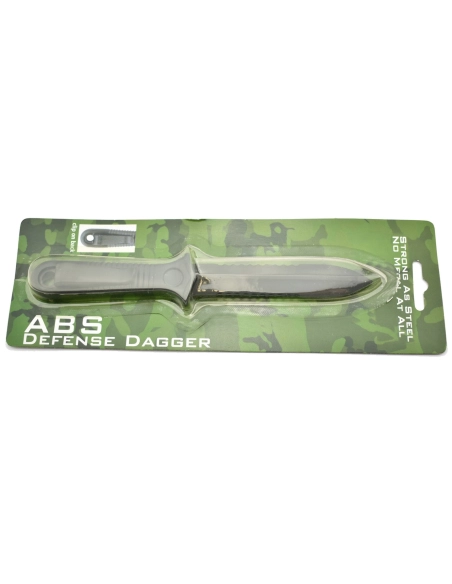 ABS Defense Dagger - Couteau à lame dentelée en ABS