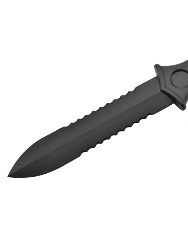 ABS Defense Dagger - Couteau à lame dentelée en ABS