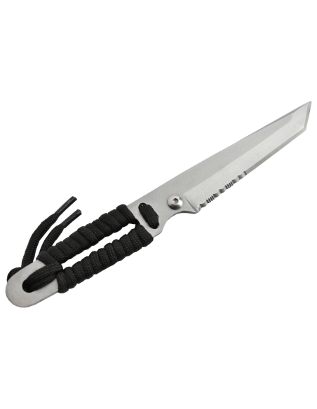 Hunting Knife HK8829 Couteau de chasse lame tanto avec serrations