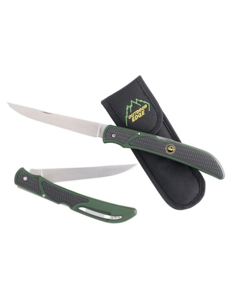 Outdoor Edge Fish&Bone Couteau pour la chasse et la pêche
