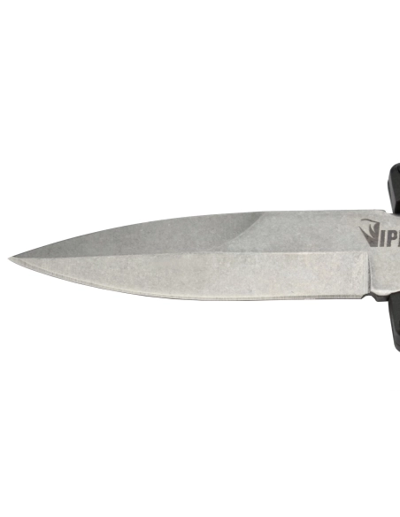 Schrade SCHSA Viper Couteau à ouverture latérale assistée lame acier stonewash