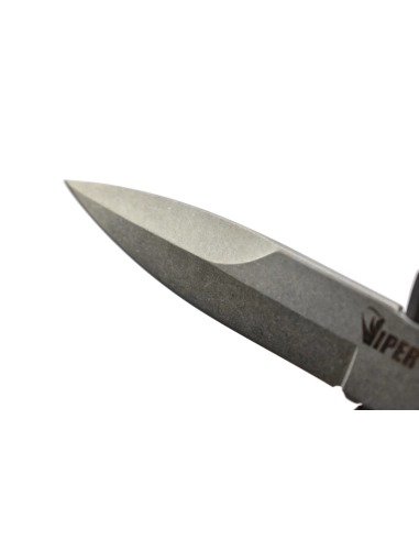 Schrade SCHSA Viper Couteau à ouverture latérale assistée lame acier stonewash
