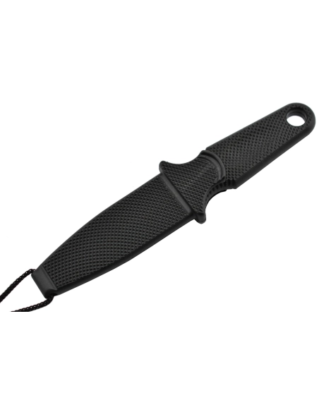 Meyerco NeckLance Couteau fixe lame serrations design Blackie Collins