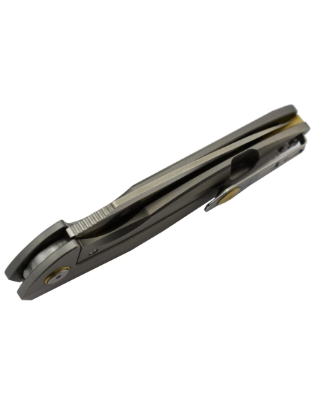 Ruike M105-TZ Couteau lame acier N690 manche titane TC4