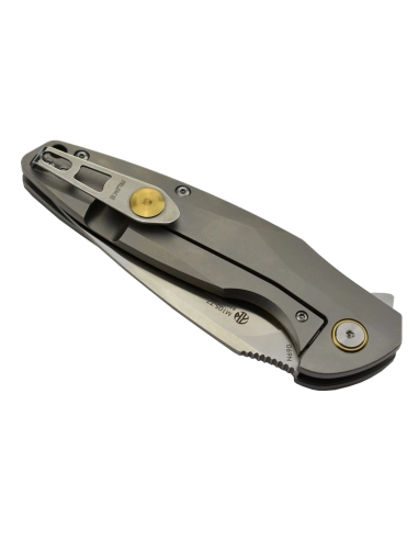Ruike M105-TZ Couteau lame acier N690 manche titane TC4