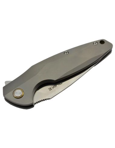 Ruike M105-TZ Couteau lame acier N690 manche titane TC4